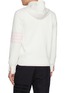 背面 - 点击放大 - THOM BROWNE - 4-Bar Zip Up Cotton Hoodie