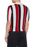 背面 - 点击放大 - THOM BROWNE - Short Sleeve Thick Stripe Fine Cashmere Polo Top