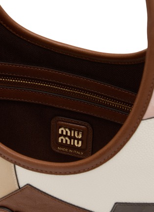 细节 - 点击放大 - MIU MIU - Ivy Vertical Patch Leather Tote Bag