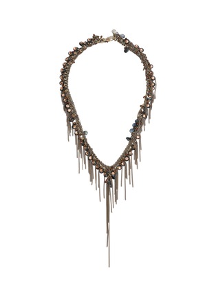 首图 - 点击放大 - MARC LE BIHAN - Resin Rhinestone Steel Chain Necklace