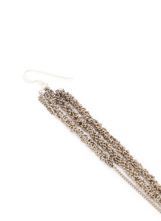 细节 - 点击放大 - MARC LE BIHAN ACCESSORIES - Crochet Steel Chain Single Drop Earring