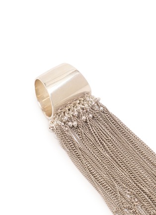 细节 - 点击放大 - MARC LE BIHAN - Steel Silver Bead Embellished Single Cuff Earring