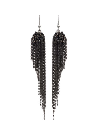 首图 - 点击放大 - MARC LE BIHAN ACCESSORIES - Bead Embellished Steel Chain Single Drop Earring