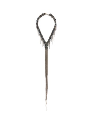 首图 - 点击放大 - MARC LE BIHAN - Rhinestone Steel Chain Necklace
