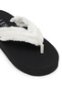 细节 - 点击放大 - BALENCIAGA - Flat Jet Lag Frayed Strap Satin Thongs