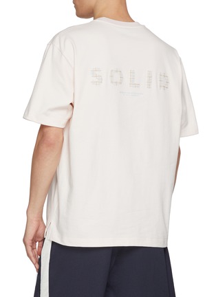 背面 - 点击放大 - SOLID HOMME - Stitched Logo Cotton T-Shirt