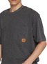  - SOLID HOMME - Logo Patch Chest Pocket Cotton T-Shirt