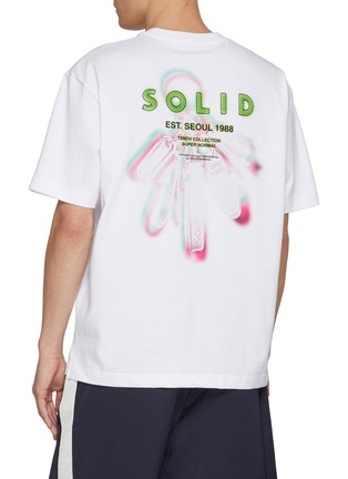 背面 - 点击放大 - SOLID HOMME - 印花纯棉 T 恤