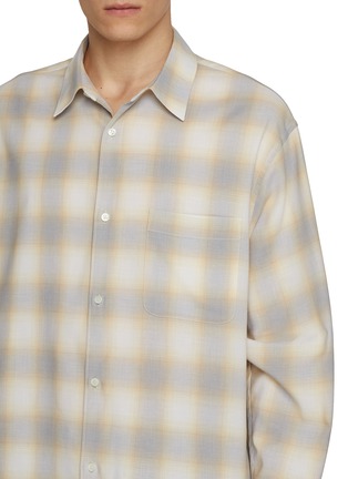  - SOLID HOMME - Relaxed Chequered Shirt