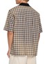 背面 - 点击放大 - SOLID HOMME - Short Sleeve Open Collar Chequered Shirt