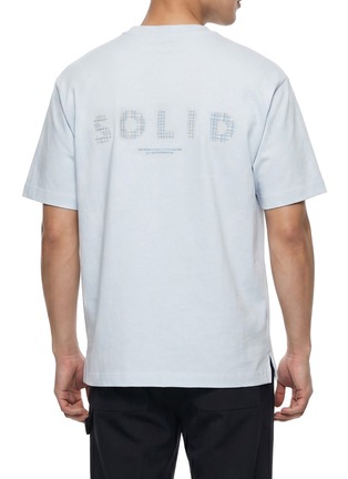 背面 - 点击放大 - SOLID HOMME - 刺绣纯棉短袖 T 恤
