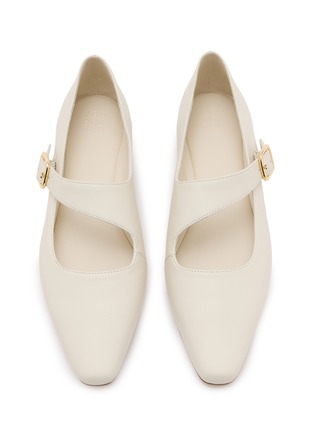 细节 - 点击放大 - PEDDER RED - CORA 扣带皮革平底鞋