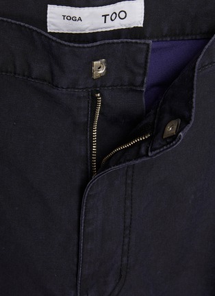  - TOGA VIRILIS - Straight Leg Garment Dyed Cotton Carpenter Pants