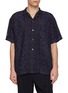 首图 - 点击放大 - TOGA VIRILIS - Short Sleeve Embroidered Floral Outline Shirt