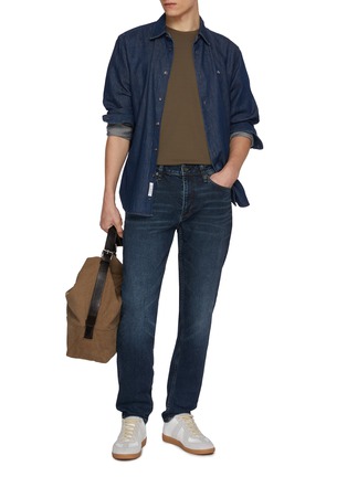 模特儿示范图 - 点击放大 - RAG & BONE - TOMLIN 牛仔衬衫