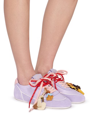 模特儿示范图 - 点击放大 - 3P - Charms Ballet Women's Sneakers