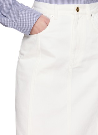  - EENK - 拼接牛仔半身裙