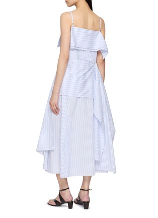 背面 - 点击放大 - EENK - 拼接条纹连衣裙