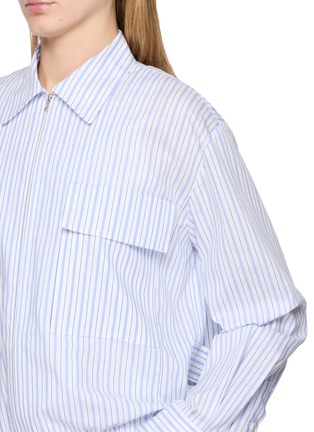  - EENK - 条纹衬衫式夹克