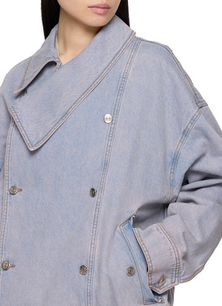  - EENK - 不对称翻领牛仔夹克