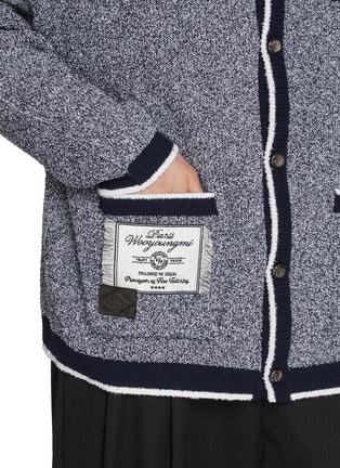  - WOOYOUNGMI - 拼色针织开衫