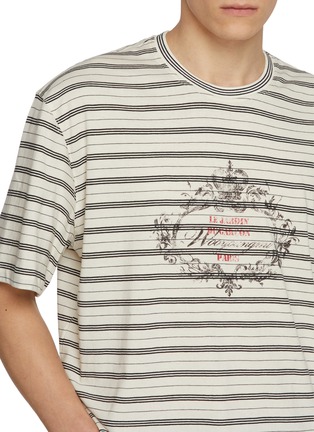  - WOOYOUNGMI - 条纹纯棉 T 恤