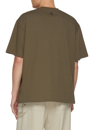 背面 - 点击放大 - WOOYOUNGMI - LOGO 拼贴纯棉 T 恤