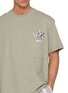  - WOOYOUNGMI - Flower Pot Graphic Chest Pocket Cotton T-Shirt