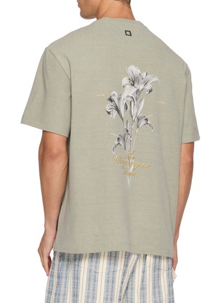 背面 - 点击放大 - WOOYOUNGMI - Flower Pot Graphic Chest Pocket Cotton T-Shirt