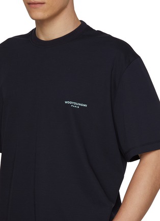  - WOOYOUNGMI - LOGO 设计纯棉 T 恤
