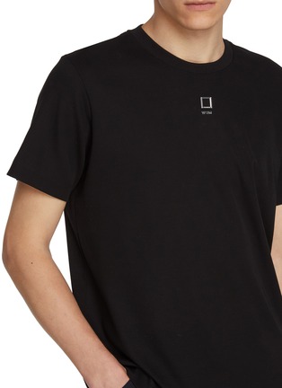  - WOOYOUNGMI - LOGO 拼贴纯棉 T 恤