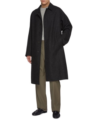 模特儿示范图 - 点击放大 - DREYDEN - Crewneck Knit Sweater