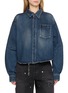 首图 - 点击放大 - BALENCIAGA - Classic Distressed Hem Denim Shirt