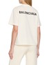 背面 - 点击放大 - BALENCIAGA - Logo Embroidered Cotton T-Shirt