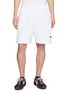 首图 - 点击放大 - BALENCIAGA - 3D Logo Elasticated Waistband Sweatshorts