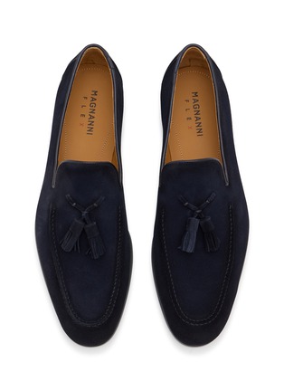 细节 - 点击放大 - MAGNANNI - Suede Leather Tassel Loafers
