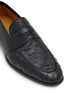 细节 - 点击放大 - MAGNANNI - Viggo Ostrich Leather Penny Loafers