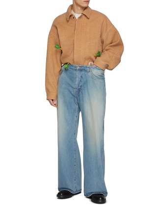 模特儿示范图 - 点击放大 - DOUBLET - Carrot Detail Cotton Work Jacket