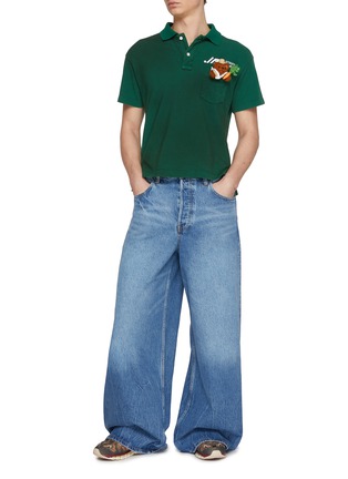 模特儿示范图 - 点击放大 - DOUBLET - My Workwear Bear Polo Shirt