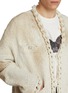  - DOUBLET - Slash Chain Knit Cardigan