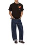 模特儿示范图 - 点击放大 - DOUBLET - Pocket Graphic Embroidery Cotton T-Shirt