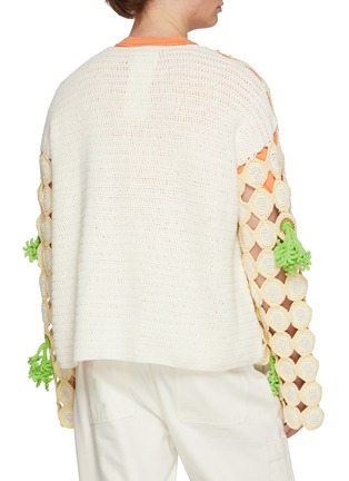 背面 - 点击放大 - DOUBLET - Sliced Carrot Crochet Cardigan