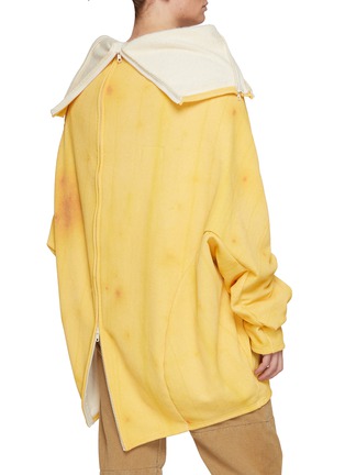 背面 - 点击放大 - DOUBLET - Peelabel Banana Zip Up Hoodie