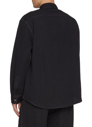 背面 - 点击放大 - STUDIO NICHOLSON - 翻盖口袋衬衫