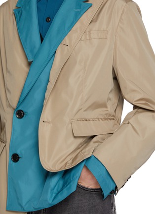  - KOLOR - Asymmetrical Layered Panel Blazer Jacket