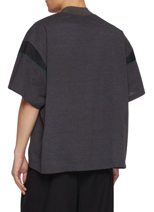 背面 - 点击放大 - KOLOR - Logo Embroidered Mock Neck Top