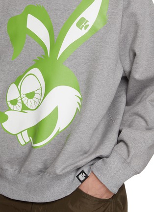  - KOLOR - Graphic Print Cotton Hoodie