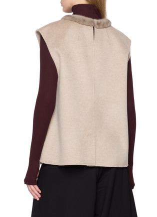 背面 - 点击放大 - KRUF - Mink Fur Trim Vest