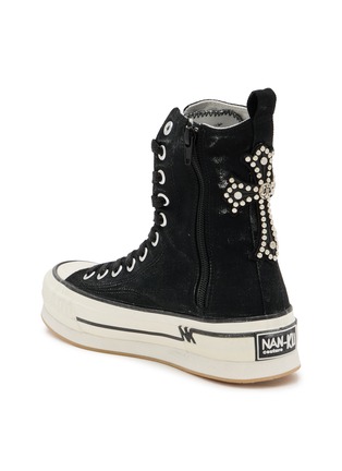  - NAN-KU COUTURE - Embellished High Top Women's Sneakers