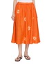 首图 - 点击放大 - SUZUSAN - Floral Motif Elasticated Waistband Skirt